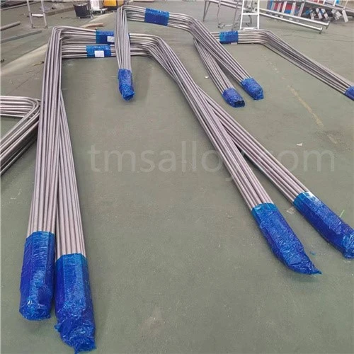 U-shaped titanium tube
